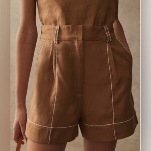 Sancia Monte Linen Shorts / Size Small
